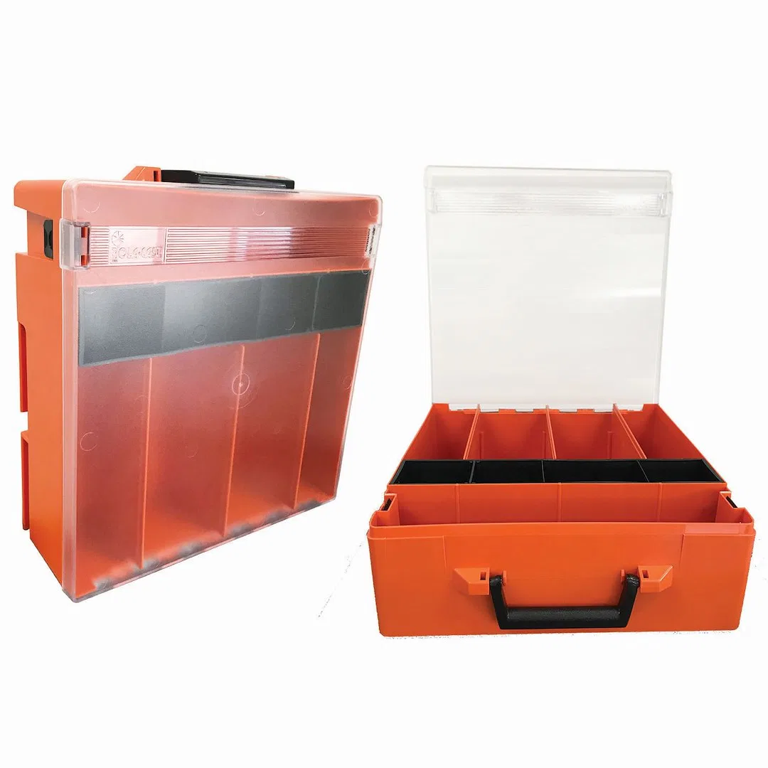 RC003/CL – ROLACASE Van Storage System Parts Organizer Case, Carry Case 1 Large Tool Compartment/ 3 Compartment Lift-...